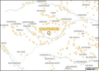 map of Ghundakai