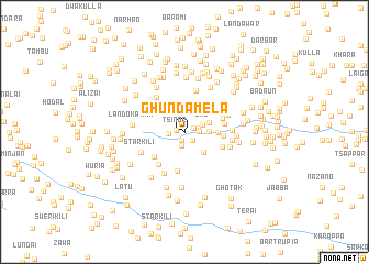 map of Ghunda Mela