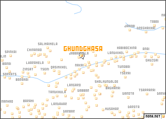 map of Ghund Ghasa