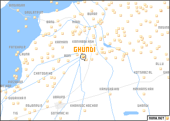 map of Ghundi