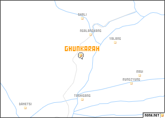 map of Ghunkarah