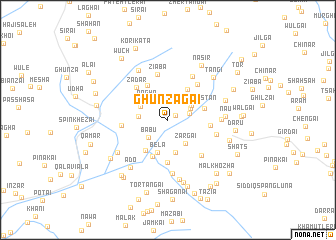 map of Ghunzagai