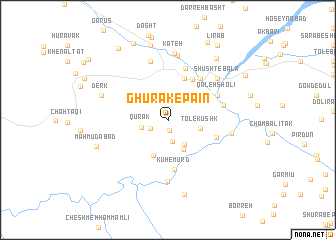 map of Ghūrak-e Pā\