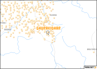 map of Ghūra ki Dhār