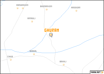 map of Ghurām