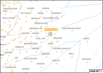 map of Ghurki