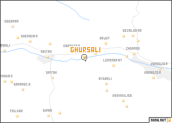 map of Ghursali