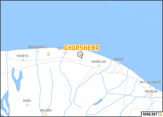 map of Ghursheba