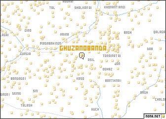 map of Ghuzāno Bānda