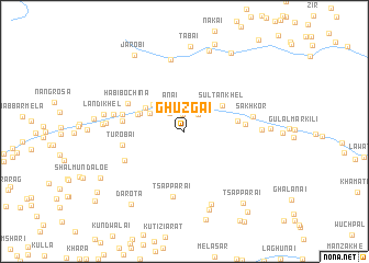 map of Ghuzgai