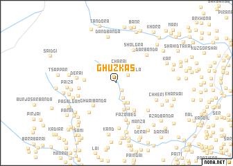 map of Ghuzkas