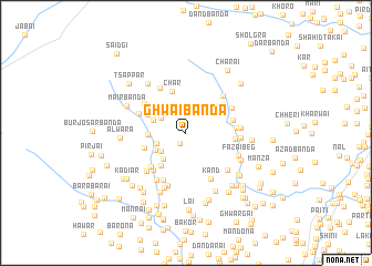 map of Ghwai Bānda