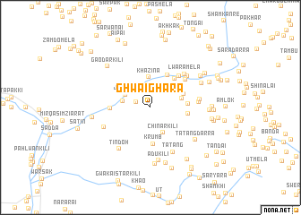 map of Ghwai Ghāra