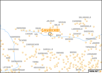 map of Ghwākhai