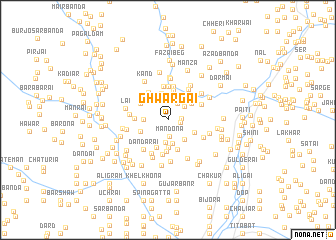 map of Ghwārgai