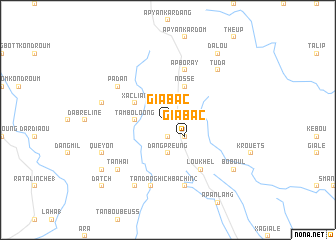 map of Gia Bạc