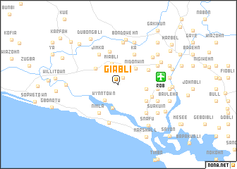 map of Giabli