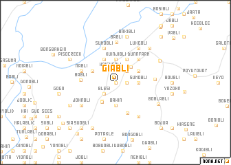 map of Giabli