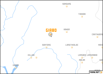 map of Gia Bo
