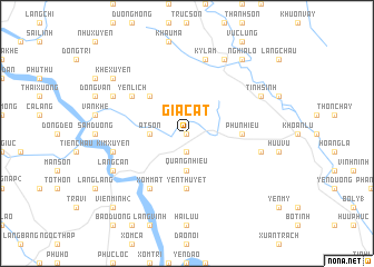 map of Gia Cát