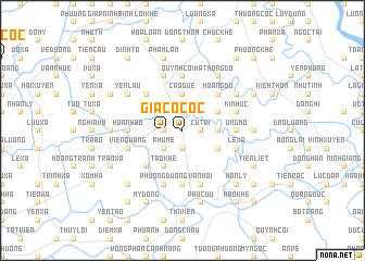 map of Gia Cốc