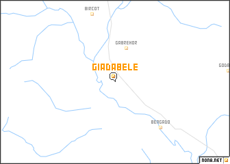 map of Giadabele