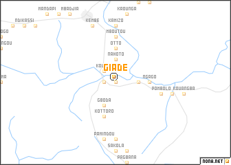 map of Giadé