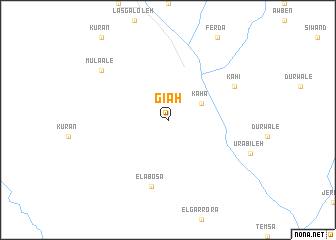 map of Giah