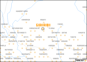 map of Giakaibii