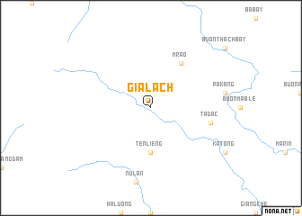 map of Gia Lach