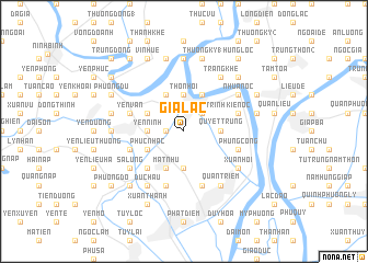 map of Gia Lạc