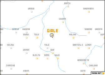 map of Giale