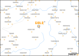 map of Gia Lo