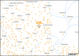 map of Giāl