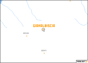 map of Giamal Biscia