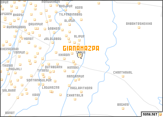 map of Giāna Māzpa