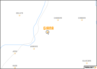 map of Giana