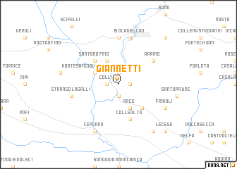 map of Giannetti