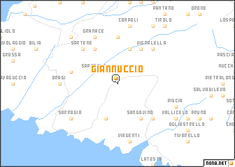 map of Giannuccio