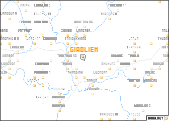 map of Giảo Liêm