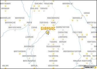 map of Giap Dộc