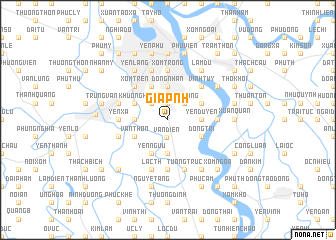 map of Giáp Nh