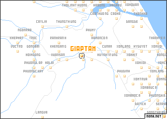 map of Giáp Tam