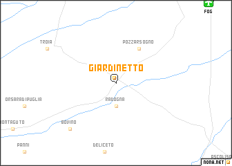 map of Giardinetto