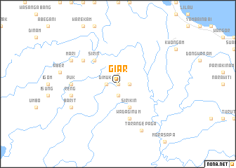 map of Giar