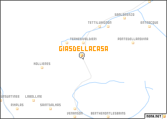 map of Gias della Casa