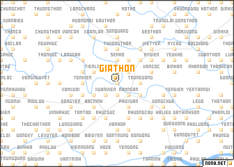 map of Gia Thốn
