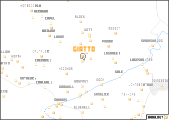 map of Giatto