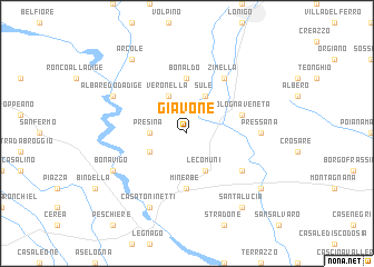 map of Giavone