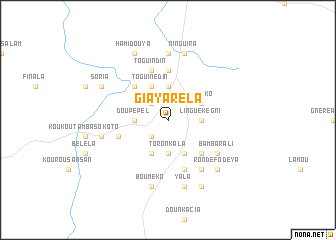 map of Giayaréla